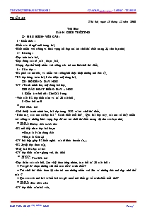 Giáo án (buổi sáng) - Lớp 4 - Trường TH Phan Rí Thành 2 - Tuần 15