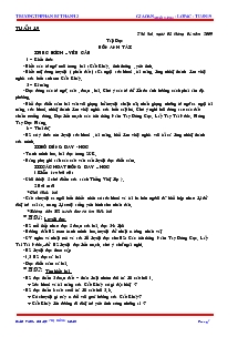 Giáo án (buổi sáng) - Lớp 4 - Trường TH Phan Rí Thành 2 - Tuần 19