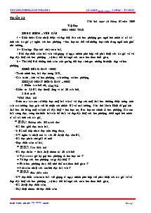 Giáo án (buổi sáng) - Lớp 4 - Trường TH Phan Rí Thành 2 - Tuần 23