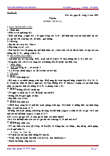 Giáo án (buổi sáng) - Lớp 4 - Trường TH Phan Rí Thành 2 - Tuần 29