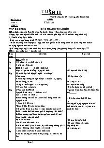 Giáo án các môn khối 4 - Tuần 11