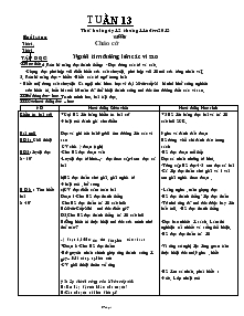 Giáo án các môn khối 4 - Tuần 13