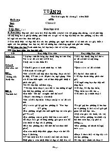 Giáo án các môn khối 4 - Tuần 23