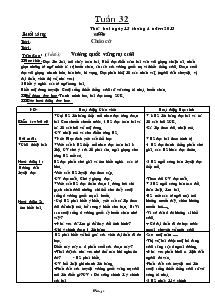 Giáo án các môn khối 4 - Tuần 32