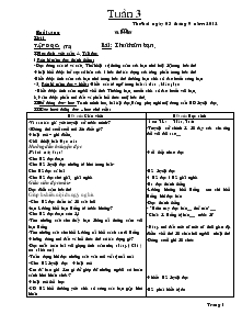 Giáo án các môn khối 4 - Tuần 3