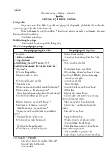 Giáo án các môn khối 4 - Tuần 5