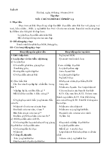 Giáo án các môn khối 4 - Tuần 8