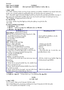 Giáo án giảng dạy các môn khối 4 - Tuần 10