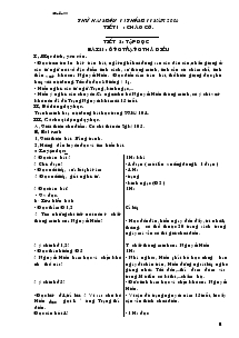 Giáo án giảng dạy khối 4 - Tuần 11