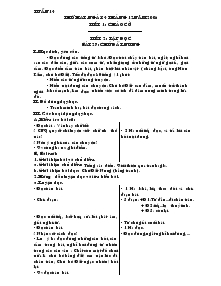 Giáo án giảng dạy khối 4 - Tuần 14