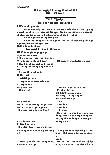 Giáo án giảng dạy khối 4 - Tuần 17