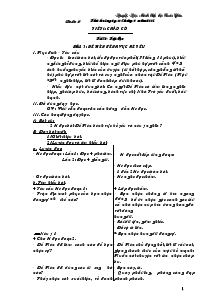 Giáo án giảng dạy khối 4 - Tuần 2