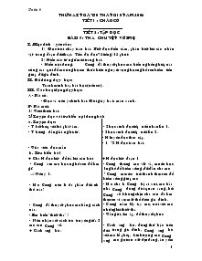 Giáo án giảng dạy khối 4 - Tuần 9