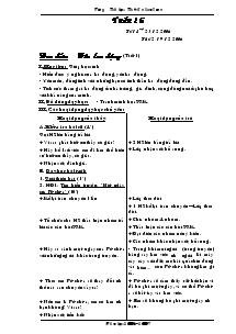 Giáo án khối 4 - Trường Tiểu học Thị trấn Lam Sơn - Tuần 16