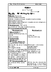 Giáo án khối 4 - Trường Tiểu học Thị trấn Lam Sơn - Tuần 4