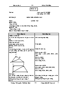 Giáo án khối 4 - Tuần 10