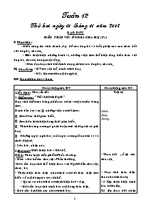 Giáo án khối 4 - Tuần 12 (chi tiết)