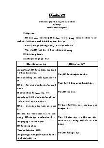 Giáo án khối 4 - Tuần 12 - Thứ 2