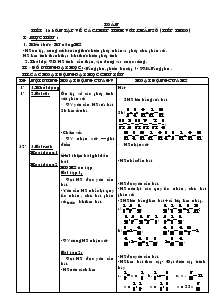 Giáo án khối 4 - Tuần 32 (chuẩn)