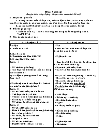 Giáo án môn Tiếng Việt (buổi chiều)