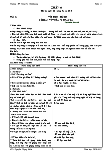 Giáo án tổng hợp các môn lớp 4 - Tuần 6