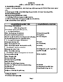 Giáo án lớp 4 môn Chính tả - Tiết 1 : Dế mèn bênh vực kẻ yếu