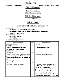Giáo án lớp 4 môn Toán - Tiết 4: Luyện tập chung