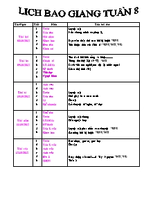Giáo án lớp 4 môn Toán - Tuần 8:  Luyện tập