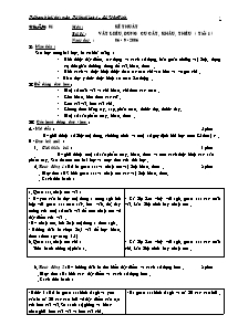 Giáo án lớp 4 Tuần 01 môn : Kĩ thuật - Bài 01: Vật liệu, dụng cụ cắt, khâu, thêu ( tiết 1 )
