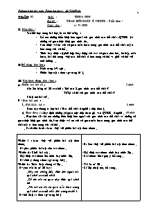 Giáo án lớp 4 Tuần 02 môn : Khoa học - Bài 03 : Trao đổi chất ở người ( tiếp theo )