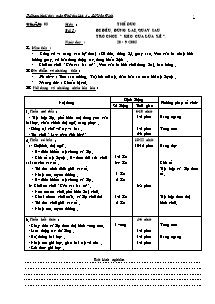 Giáo án lớp 4 Tuần 03 môn : Thể dục bài 5 : Đi đều, đứng lại, quay sau trò chơi “ kéo cưa lừa xẻ”
