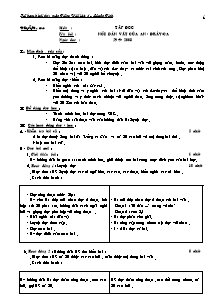 Giáo án lớp 4 Tuần 06 môn : Tập đọc - Tên bài : Nỗi dằn vặt của An - Đrây-ca