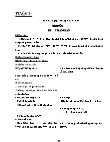 Giáo án lớp 4 tuần 3 môn Tập đọc - Thư thăm bạn (tiết 3)