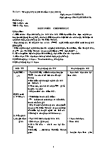 Giáo án lớp 4 tuần 4 - Tiết 2 : Tập đọc: Một người chính trực