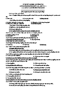 Đề thi trắc nghiệm chuyên ngành chăn nuôi, trồng trọt, thủy lợi , hợp tác xã cả cán sự và chuyên viên dùng chung