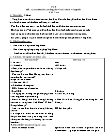 Giáo án Địa lí - Tiết 32: Khai thác khoáng sản và hải sản ở vùng biển Việt Nam