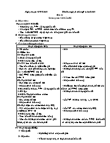 Giáo án Địa lý: Làm quen với bản đồ (tiếp)