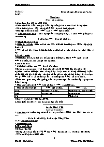 Giáo án Khoa học - Tuần 13: Nước bị ô nhiễm