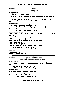 Giáo án lớp 1 môn Mĩ thuật - Bài 13: Vẽ tự do