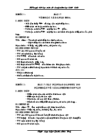 Giáo án lớp 1 môn Mĩ thuật - Bài 17: Vẽ hoặc xé dán lọ hoa