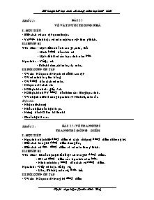 Giáo án lớp 1 môn Mĩ thuật - Bài 23: Vẽ vật nuôi trong nhà