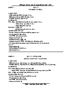 Giáo án lớp 1 môn Mĩ thuật - Bài 27: Vẽ chim và hoa