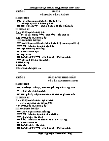 Giáo án lớp 1 môn Mĩ thuật - Bài 28: Vẽ hoặc nặn cái ôtô