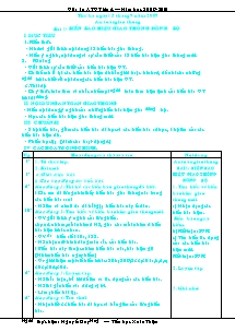 Giáo án lớp 4 An toàn giao thông - Bài 1: Biển báo hiệu giao thông đường bộ