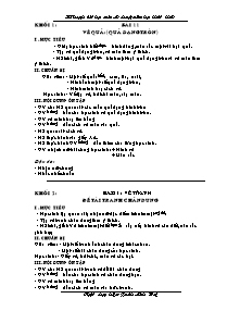 Giáo án lớp 4 môn Mĩ thuật - Bài 11: Vẽ quả: (quả dạng tròn)