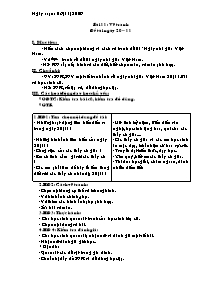 Giáo án Lớp 4 môn Mĩ thuật - Bài 11: Vẽ tranh Đề tài ngày 20 – 11