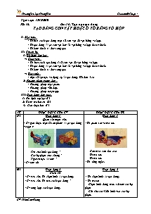 Giáo án Lớp 4 môn Mĩ thuật - Tiết 16: Bài 16: Tập nặn tạo dáng tạo dáng con vật hoặc ô tô bằng vỏ hộp