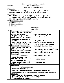 Giáo án lớp 4 môn Mĩ thuật - Tuần 01 - Bài 01: Vẽ trang trí: Mầu sắc và cách pha mầu (Tiếp theo)