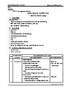 Giáo án lớp 4 môn Mĩ thuật - Tuần 1 - Bài 1: Thường thức mĩ thuật: Xem tranh thiếu nhi ( Đề tài môi trường )