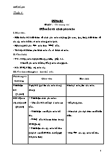 Giáo án lớp 4 môn Mĩ thuật - Tuần 1: Bài 1 : Vẽ trang trí: Mầu sắc và cách pha màu (Tiết 25)